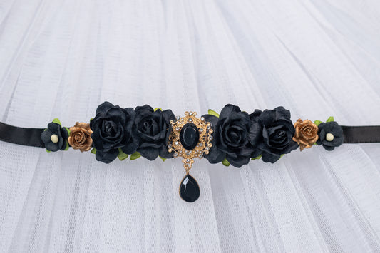 Midnight Majesty – Luxe Ballet Bun Wrap