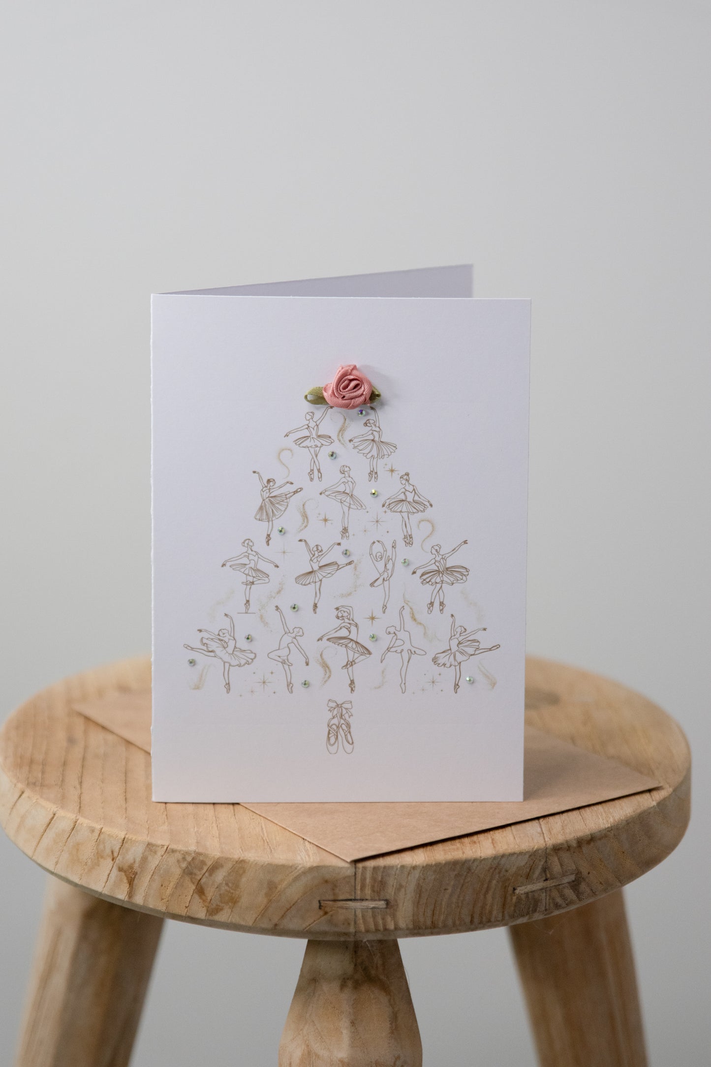 Ballerina Tree — Festive Ballet Greeting Card