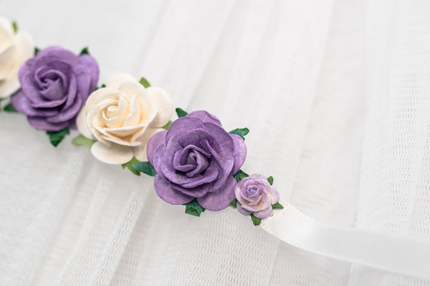 Violet Serenity — Luxe Crystal Ballet Bun Wrap