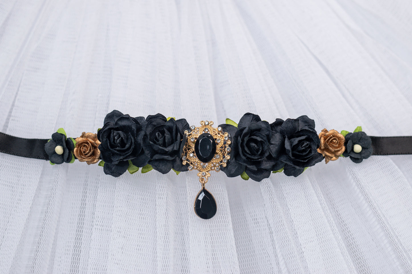 Midnight Majesty – Luxe Ballet Bun Wrap