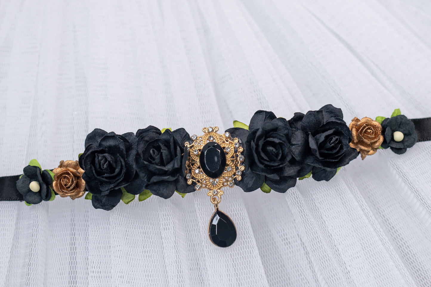 Midnight Majesty – Luxe Ballet Bun Wrap