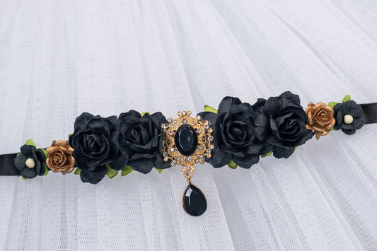 Midnight Majesty – Luxe Ballet Bun Wrap