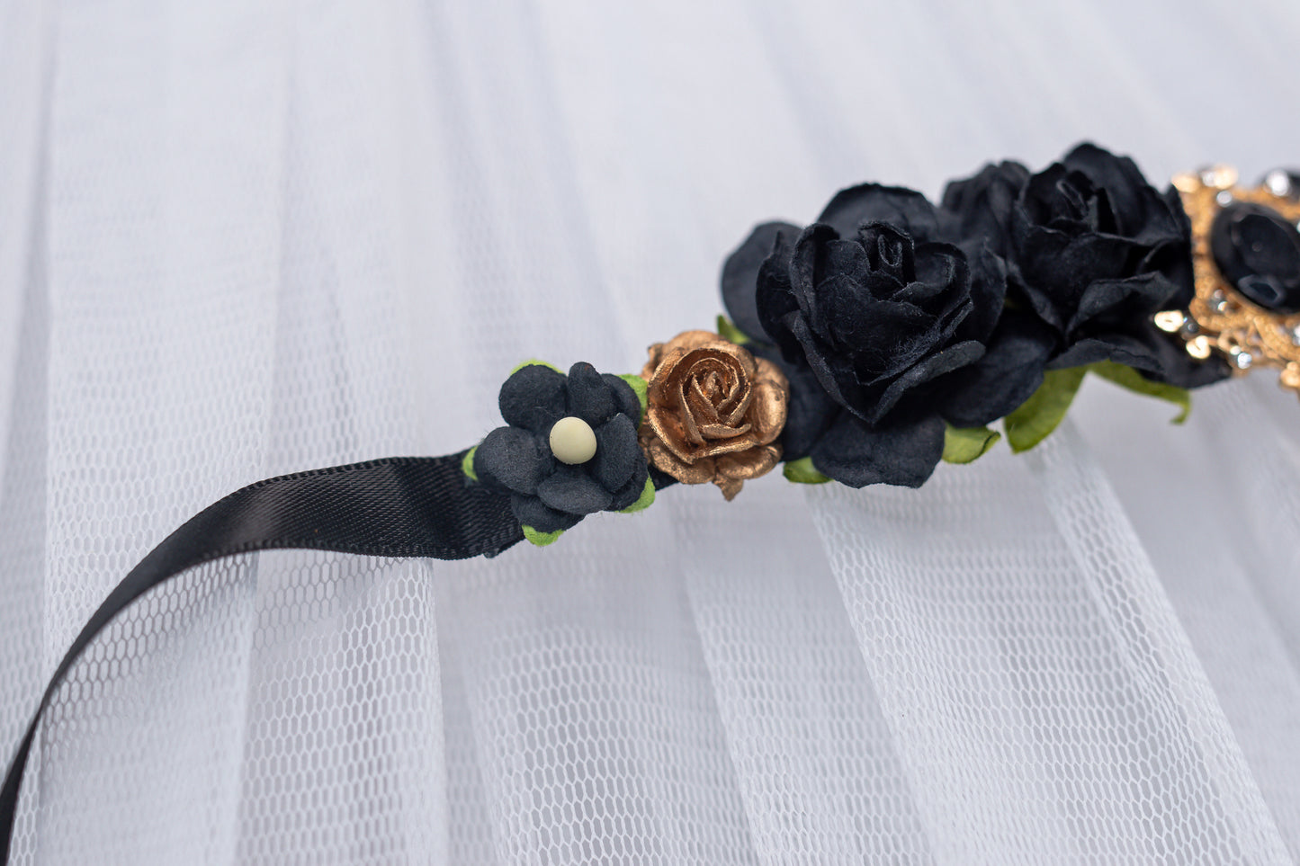 Midnight Majesty – Luxe Ballet Bun Wrap