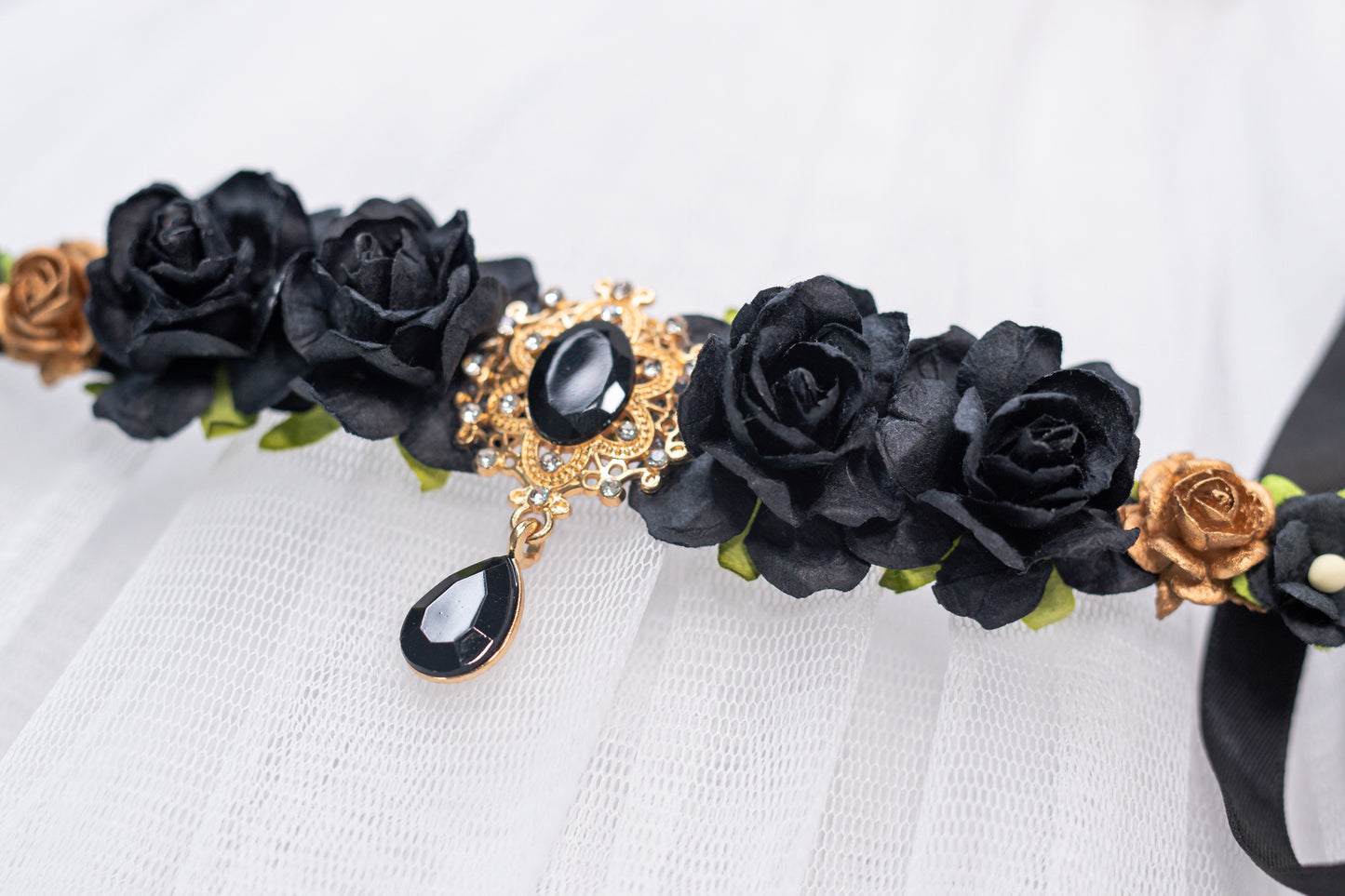 Midnight Majesty – Luxe Ballet Bun Wrap