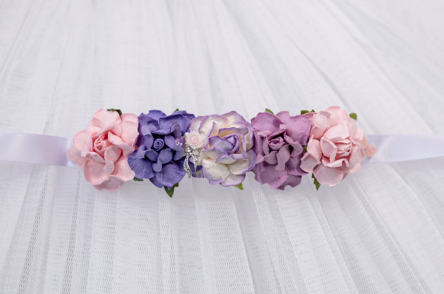 Enchanted Petals — Luxe Floral Ballet Bun Wrap