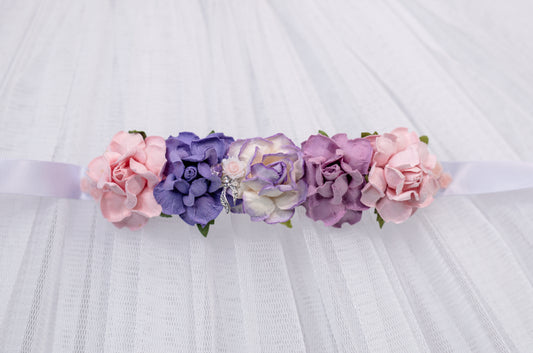 Enchanted Petals — Luxe Floral Ballet Bun Wrap