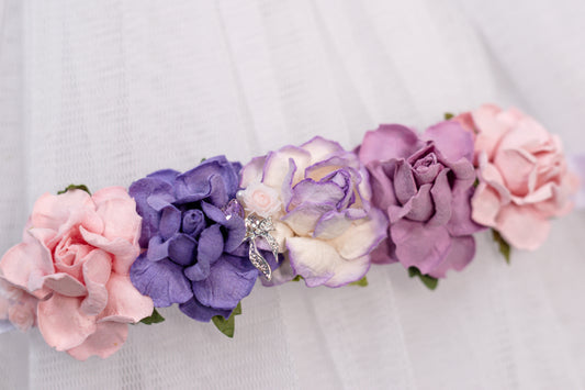 Enchanted Petals — Luxe Floral Ballet Bun Wrap