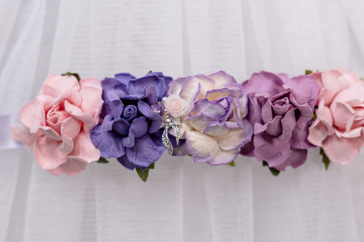 Enchanted Petals — Luxe Floral Ballet Bun Wrap