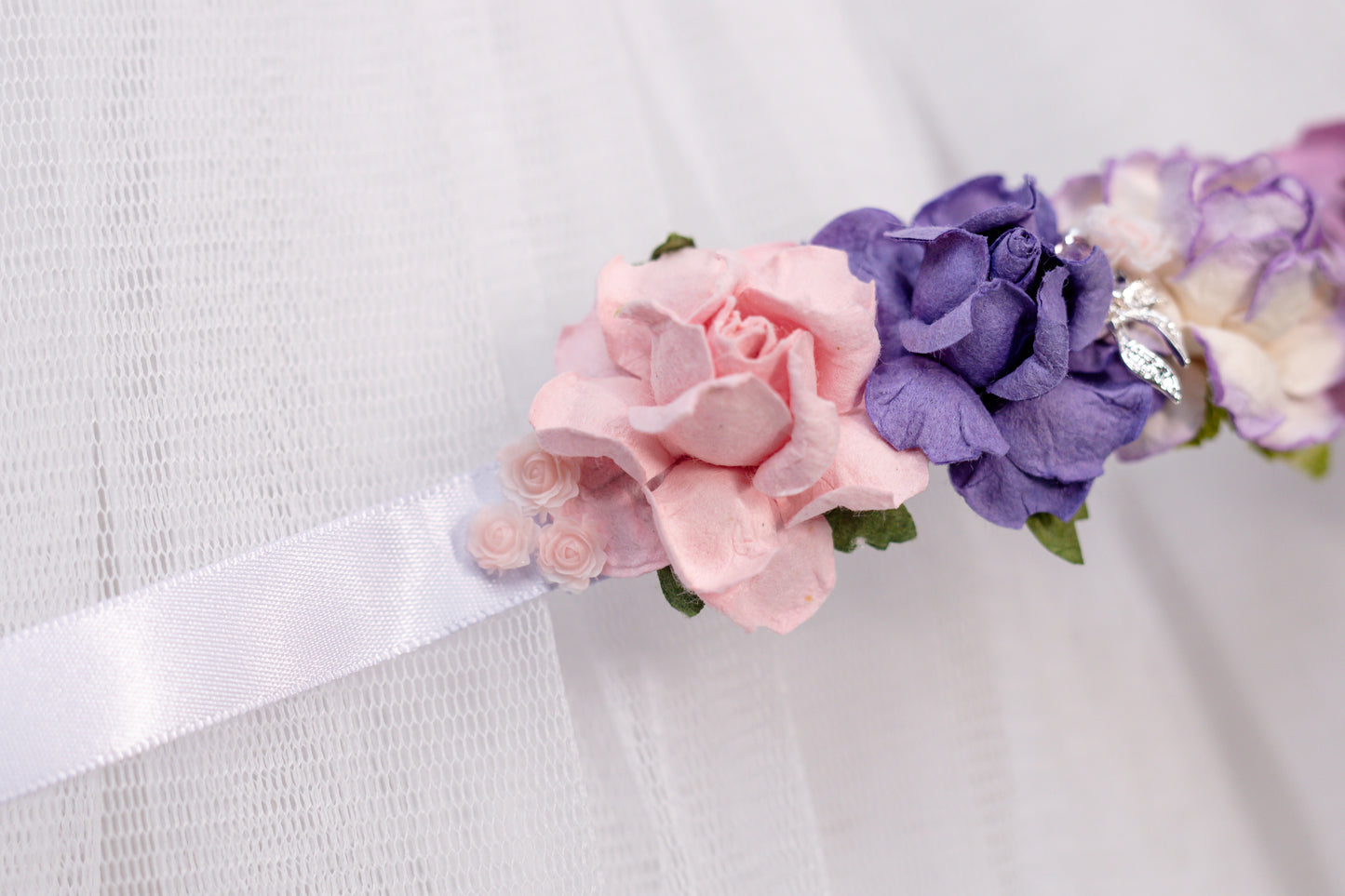 Enchanted Petals — Luxe Floral Ballet Bun Wrap