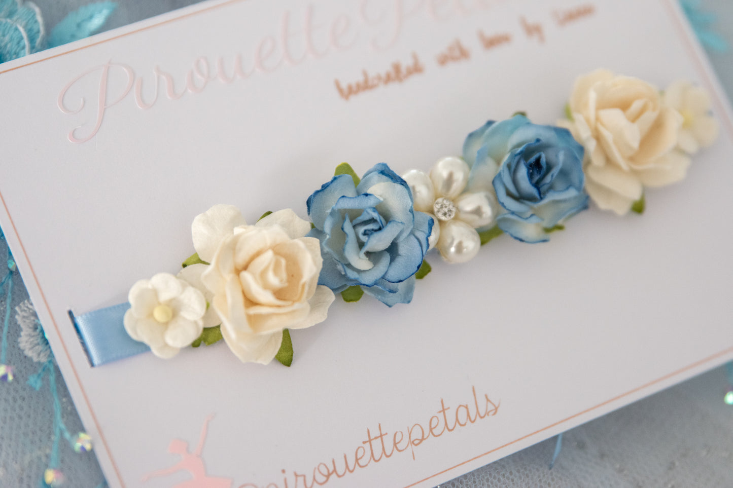 Lumière Blue – Luxe Ballet Bun Wrap