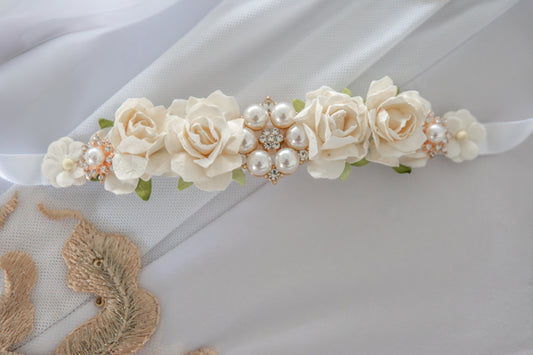 Étoile White – Luxe Crystal Ballet Bun Wrap