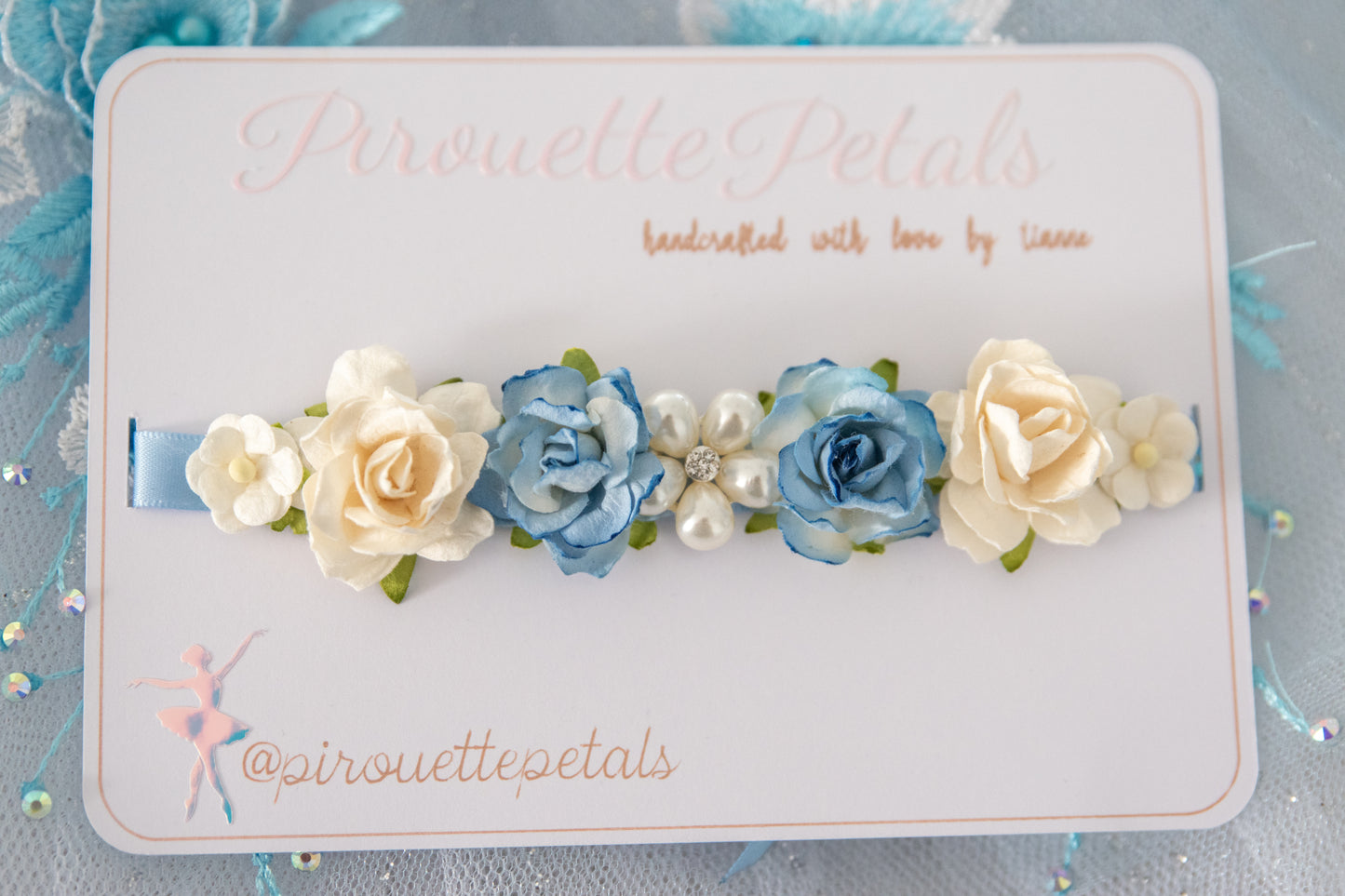 Lumière Blue – Luxe Ballet Bun Wrap